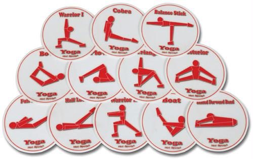 Olympia Sports GE692P Set of 12 Hot Spots- Yoga Spots