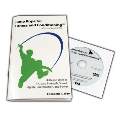Olympia Sports JR120P Jump Rope for Fitness & Conditioning Book & DVD