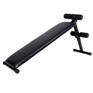 Online Gym Shop CB15876 Adjustable Decline Sit up Bench Crunch Board Slant Fitness Fit Home Gym Exercise