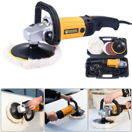 Online Gym Shop CB17190 7 in. Electric 6 Variable Speed Car Polisher Buffer Waxer Sander Detail Boat