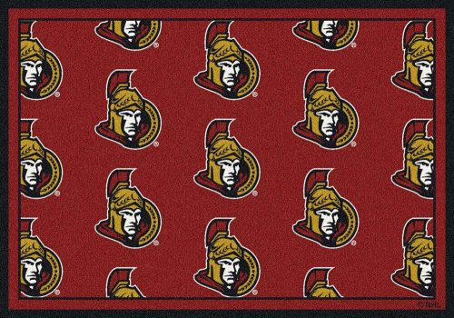 Ottawa Senators 2' 1" x 7' 8" Team Repeat Area Rug Runner
