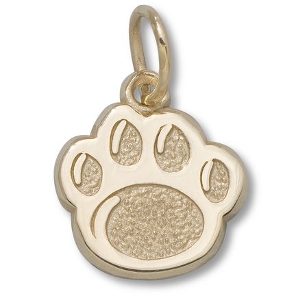 Penn State Nittany Lions 3/8" Lion Paw Charm - 10KT Gold Jewelry