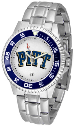 Pittsburgh Panthers Competitor Watch with a Metal Band