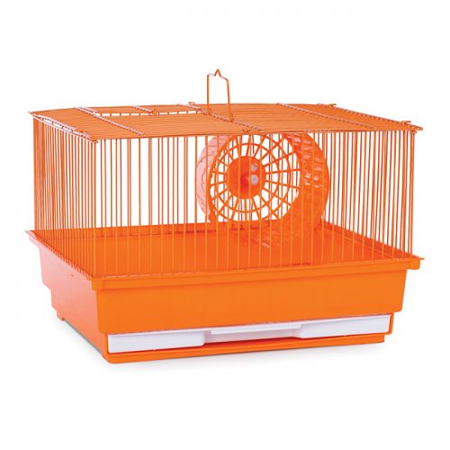 Prevue Pet Products SP2000OR Prevue Hendryx Single Story Hamster & Gerbil Cage- Orange