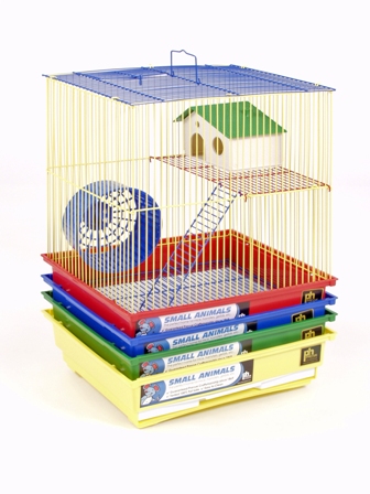 Prevue Pet Products SP2010Y Prevue Hendryx Two Story Hamster & Gerbil Cage- Yellow