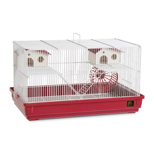 Prevue Pet Products SP2060R Prevue Hendryx Deluxe Hamster & Gerbil Cage- Bordeaux Red