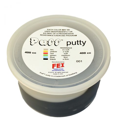 Puff Lite 10-1435 400cc Exercise Putty Black - Extra Firm