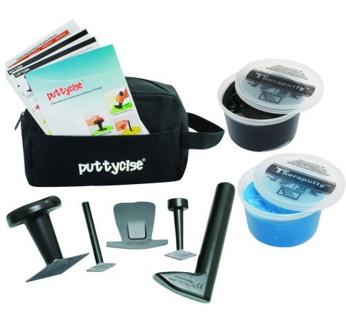 Puttycise 10-2852 Theraputty 5 Tool Set with 2 x 1 lbs Putties Difficult with Bag