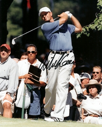 Retief Goosen "Swinging Action" Autographed Golf 8" x 10" Photograph (Unframed)