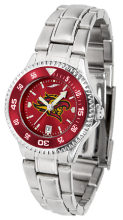 San Diego State Aztecs Competitor AnoChrome Ladies Watch with Steel Band and Colored Bezel