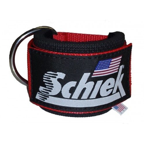 Schiek S-1700RD Ankle Straps Red