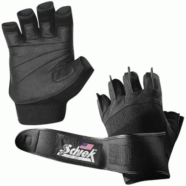 Schiek Sport 540-S Platinum Gel Lifting Glove with Wrist Wraps Small