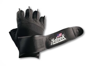 Schiek Sports H-540L Platinum Gel Lifting Gloves with Wrist Wraps - L