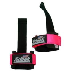 Schiek Sports S-1000DLS-P Power Lifting Straps With Dowel Pink