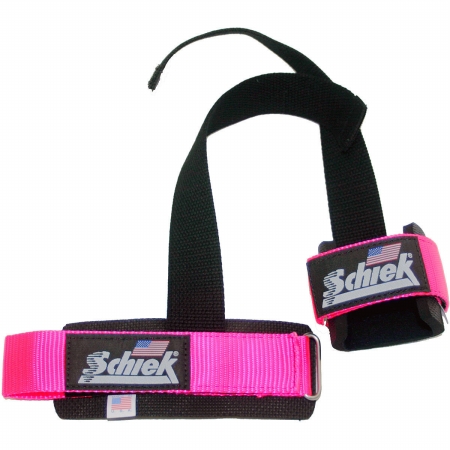 Schiek Sports S-1000PLS-P Power Lifting Straps Pink