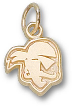Seton Hall Pirates New "Pirate Logo" 3/8" Charm - 14KT Gold Jewelry
