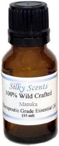 Silky Scents EO125-10ML Manuka Wild Crafted Essential Oil Leptospermum Scoparium 100 Percent Pure Therapeutic Grade