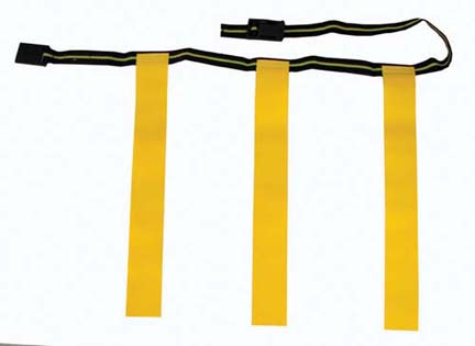 Small Deluxe Rip Flags And Belt For Flag Football - 1 Dozen