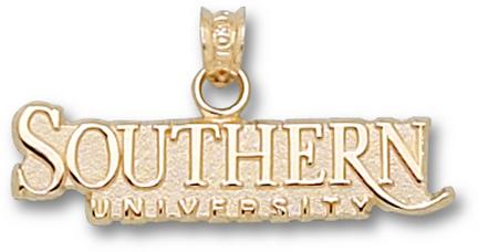 Southern A & M Jaguars "Southern University" Pendant - 10KT Gold Jewelry