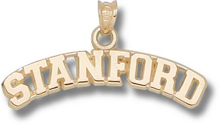Stanford Cardinal Arched "Stanford" Pendant - 10KT Gold Jewelry
