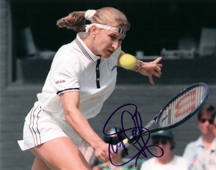 Steffi Graf Autographed Tennis 8" x 10" Photograph (Unframed)