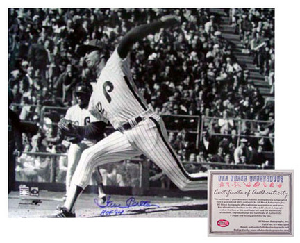 Steve Carlton Philadelphia Phillies MLB Autographed Black and White 16" x 20" Photograph with "HOF 94" Inscription (Unframed)