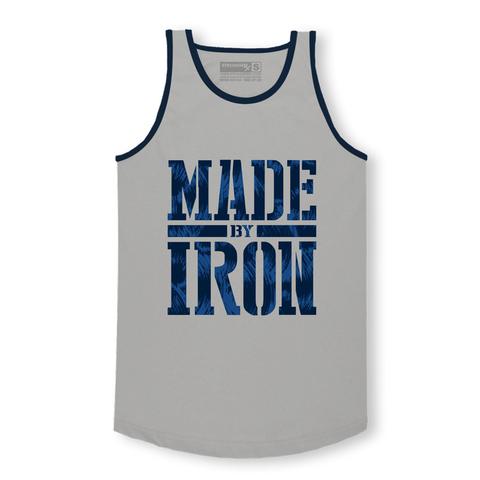 StrongerRX MTtMdOfIrGYSM Made by Iron Tank Top for Men Grey - Small