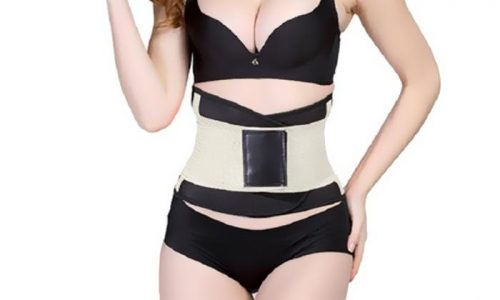 Tagco USA EF-SDCWB-CRE-XL Womens Shaping Double-Compression Waist Belt Creme - Extra Large & 2XL
