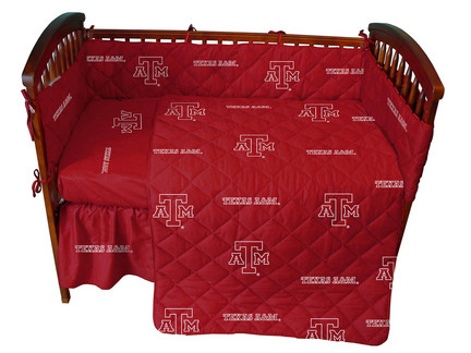 Texas A & M Aggies 5 Piece Baby Crib Set