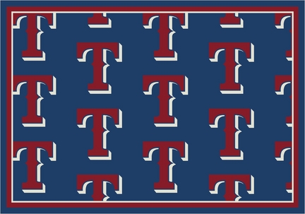 Texas Rangers 2' 1" x 7' 8" Team Repeat Area Rug Runner