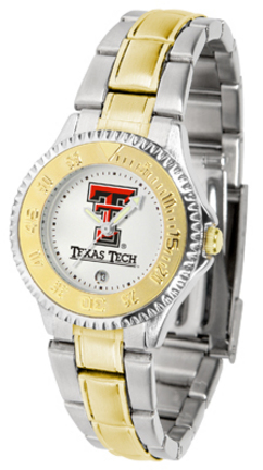 Texas Tech Red Raiders Competitor Ladies Watch with Two-Tone Band