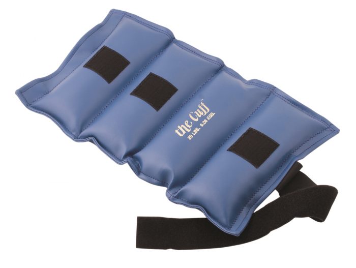 The Cuff 10-2518 20 lbs Deluxe Ankle & Wrist Weight Blue
