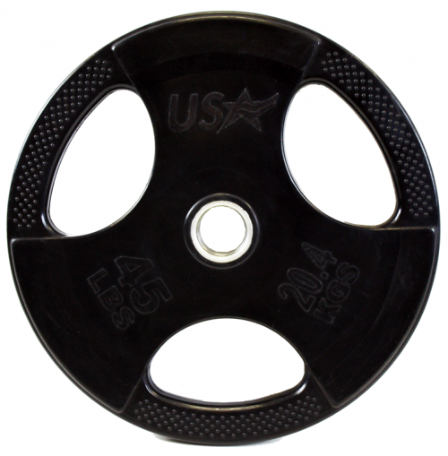 Troy Barbell GP-045R 45 lbs USA Rubber Grip Plate