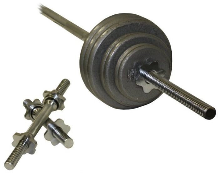 Troy Barbell RSS-110T Gray 110 Pound Weight Set
