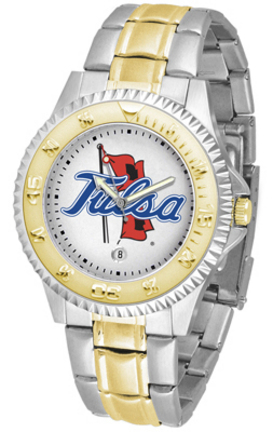 Tulsa Golden Hurricane Competitor Two Tone Watch
