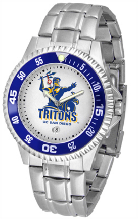 UCSD Tritons Competitor Men's Watch with Steel Band