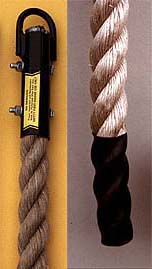 Unmanila Climbing Rope with Polyboot End - 18 Feet Long