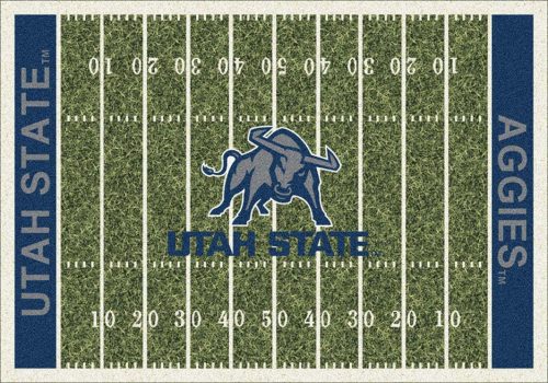 Utah State Aggies 3' 10" x 5' 4" Home Field Area Rug