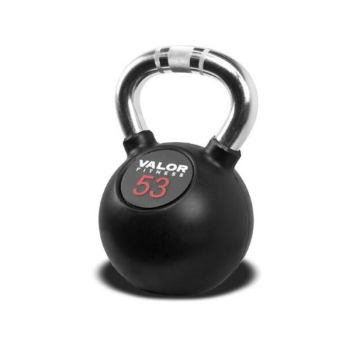 Valor Fitness CKB-53 Chrome Kettlebell - 53 lbs.