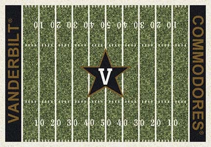 Vanderbilt Commodores 3' 10" x 5' 4" Home Field Area Rug