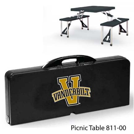 Vanderbilt Commodores Portable Folding Table and Seats