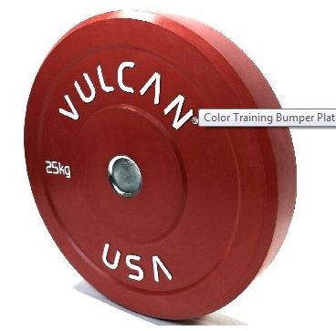 Vulcan TRAIN20-3-WS 20 kg Color Training Bumper Plates Pair