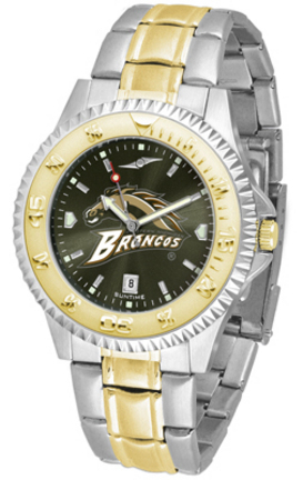 Western Michigan Broncos Competitor AnoChrome Two Tone Watch