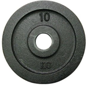 York Barbell 7373 Uncalibrated Standard Kilo Olympic Plate - 10 kg
