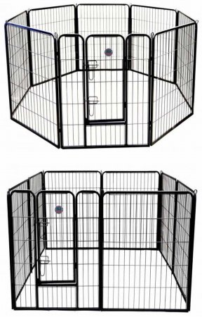 32 in. Heavy Duty Pet Play And Exercise Pen With 8 Panels