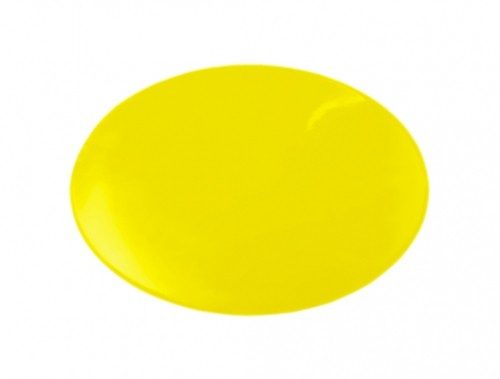 8.5 in. dia. Dycem Non-Slip Circular Pad Yellow