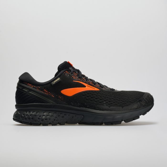 Brooks Ghost 11 GTX: Brooks Men's Running Shoes Black/Orange/Ebony