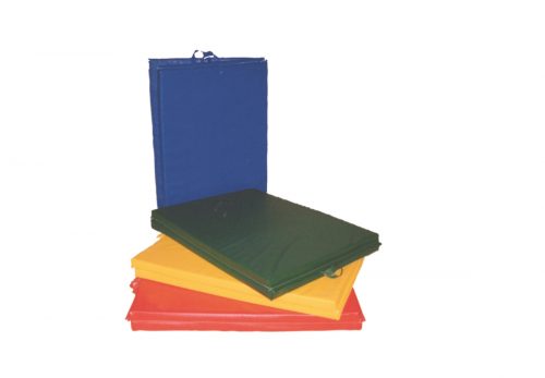 Center Fold Mat with Handle - 1.38 in. PE Foam & Cover Specify Color - 4 x 6 ft.