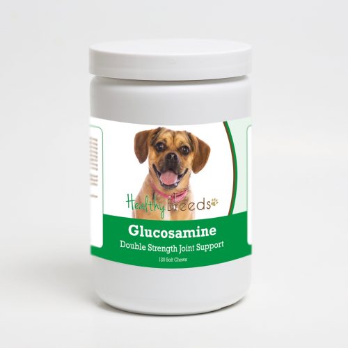 Healthy Breeds 192959015393 Puggle Glucosamine DS Plus MSM - 120 Count