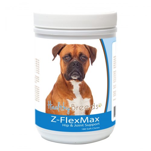 Healthy Breeds 840235155911 Boxer Z-Flex Max Dog Hip & Joint Support - 180 Count